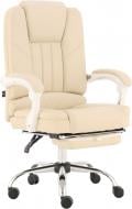 Кресло GT Racer X-2976 Footrest кремовый
