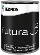 Грунт-эмаль TEKNOS Futura 3 база 3 глубокий мат 0,9 л
