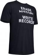 Футболка Under Armour UA WRITE RECORDS SS 1344225-001 р.S черный