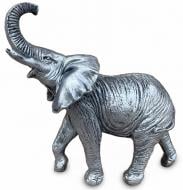 Статуетка декоративна Слон С срібло 26х12х12 см срібло