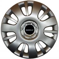 Колпак для колес SJS Geely 407 R16" 4 шт. серебряный (108837)