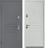 Дверь входная Булат Термо Статус (квадро) 216 муссонное дерево / муссонное дерево светлое 2050x850 мм правая