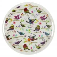 Таця Arino Colorful birds 34,5x4 см кругла 74658