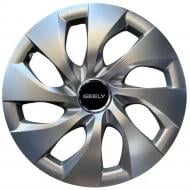 Колпак для колес SJS Geely 416 R16" 4 шт. серебряный (108846)