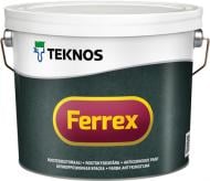 Эмаль TEKNOS Ferrex белая антикоррозионная мат 1 л