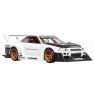 Машинка Hot Wheels коллекционная LB-ER34 Super Silhouette Nissan Skyline серии Премиальные авто 1:64 GJT68/HKF21