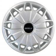 Колпак для колес SJS Geely 419 R16" 4 шт. серебряный (108849)