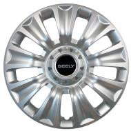 Колпак для колес SJS Geely 424 R16" 4 шт. серебряный (108854)