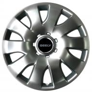 Колпак для колес SJS Geely 425 R16" 4 шт. серебряный (108855)