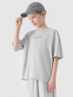 Футболка 4F TSHIRT M1879 4FJWSS25TTSHM1879-27S р.146 серый Футболка 4F TSHIRT M1879 4FJWSS25TTSHM1879-27S р.146 серый