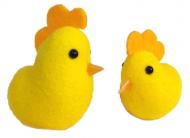 Декоративная фигура GoToArt Цыпленок бархатный 5,5 см 10 шт.