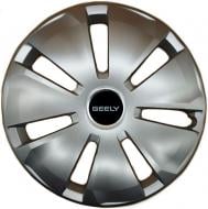 Колпак для колес SJS Geely 433 R16" 4 шт. серебряный (108863)