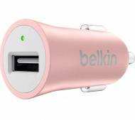 Автомобильное зарядное устройство Belkin 2.4A 12W Mixit Metallic Rose Gold (F8M730BTC00)