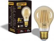 Лампа светодиодная Hopfen FIL Amber A60 8 Вт E27 2800 К 220 В желтая