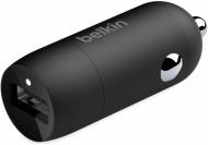 Автомобільний зарядний пристрій Belkin 18W QC3 Black (CCA002BTBK)