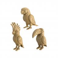 Конструктор картонный Cartonic 3D Puzzle TROPICAL BIRDS TRIO CARTTRIOBIRDS