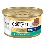 Консерва для котів Gourmet by Purina Gold паштет з кроликом 85 г