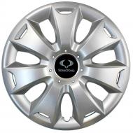 Колпак для колес SJS SsangYong 417 R16" 4 шт. серебряный (108881)