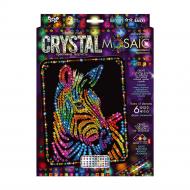 Набір для занять мозаїкою Danko Toys Crystal Mosaic с.2 №8 зебра CRM-02-08