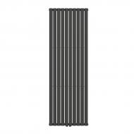Радиатор NAVIN Ellipse Double 600х1800-10 (50 мм), anticor, черный муар