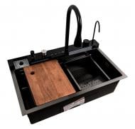 Мойка для кухни + смеситель Platinum Handmade "Водопад" Мойка для кухни + смеситель Platinum Handmade "Водопад"