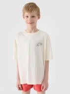 Футболка 4F TSHIRT M1914 4FJWSS25TTSHM1914-11S р.152 бежевый