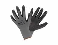 Рукавицы Hardy черные с покрытием нитрил L (9) 1512-720009