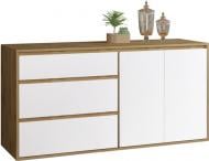 УЦЕНКА! Комод SOKME 2Д/3Ш Нитро Софт дуб один/белый (УЦ №86)