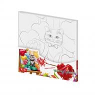 Розпис на полотні Danko Toys Canvas Painting с.7 №9 кіт 31x31 см PX-07-09