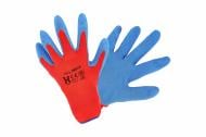 Рукавицы Hardy красные с покрытием латекс XL (10) 1512-750010