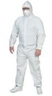 Комбинезон защитный ВeSafePro Master (PP+microPE) от пыли, грязи, инфекций р. 3XL рост 5-6 10941 белый