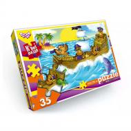 Пазлы мягкие Danko Toys 35 элементов №3 Совы-пираты S35-09-03