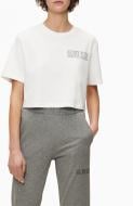 Футболка Calvin Klein Performance CROPPED SHORT SLEEVE T-SHIRT 00GWS0K165-100 р.L білий