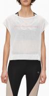 Футболка Calvin Klein Performance CROPPED SHORT SLEEVE T-SHIRT 00GWS0K180-100 р.L белый