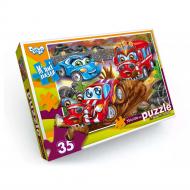 Пазлы мягкие Danko Toys №11 Машинки 35 элементов S35-09-11