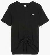 Футболка Nike W NSW ESSNTL RIB SS MD CRP TOP FB8276-010 р.XL черный