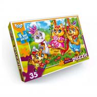 Пазлы мягкие Danko Toys №13 Зверята на качелях 35 элементов S35-09-13 Пазлы мягкие Danko Toys №13 Зверята на качелях 35 элементов S35-09-13