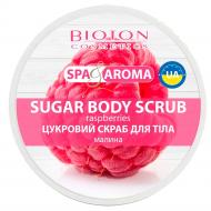 Скраб для тела сахарный BIOTON COSMETICS с малиной SPA & AROMA 250 мл