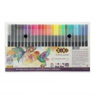 Набор двухсторонних лайнеров ZiBi 24 цвета + пластиковый пенал KIDS Line ZB.2852