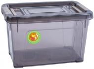 Ящик для хранения Алеана 123077 Smart Box 0,375л коричневый прозрачный 65x120x80 мм