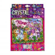 Набір для занять мозаїкою Danko Toys Crystal Mosaic Kids №4 поні біля замку CRMk-01-04