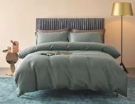 Простынь на резинке Mono Green D 180x200 см зеленый La Nuit