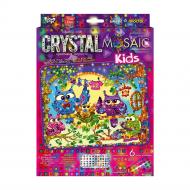 Набор для занятий мозаикой Danko Toys Crystal Mosaic Kids №10 совы семья CRMk-01-10