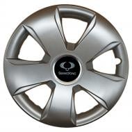Колпак для колес SJS Daewoo 102 R13" 4 шт. серебряный (109181)