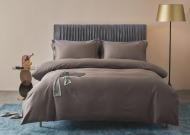 Простынь на резинке Mono brown D 180x200 см коричневый La Nuit