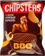 Чипсы Chipsters волнистые со вкусом Крылышки барбекю 120 г