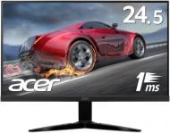 Монiтор TFT ACER 24.5" KG251QM3biip (UM.KX1EE.301) IPS 180Hz 2*HDMI DP Black