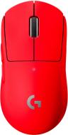 Мышка Logitech G Pro X Superlight Wireless red (910-006784)