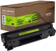 Картридж Patron HP LJ CB436A/CANON 713 GREEN Label (PN-36A/713GL) black