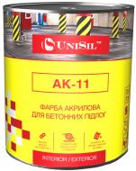 Краска UniSil АК-11 для бетонных полов серый глянец 2,5 л